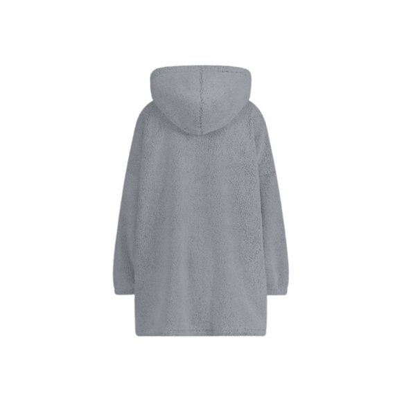 Hooded Blanket Plush Soft Fleece With Large Front Pocket Unisex NWT - Picture 3 of 9